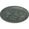 Ekena Millwork Edinburgh Ceiling Medallion (Fits Canopies up to 5 1/4"), 18"OD x 1 3/4"P, Cloud Burst Crackle CM18EDCBC - alternate 3
